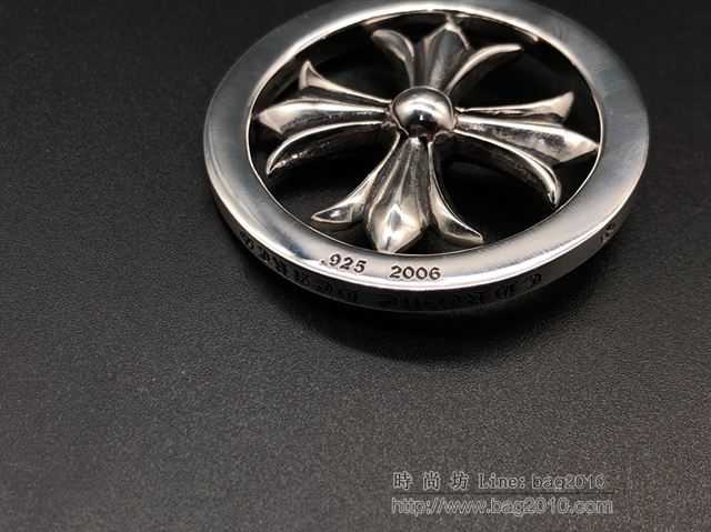 chrome hearts銀飾 克羅心十字風車吊墜 克羅心銀飾品 925銀首飾  gjc1852